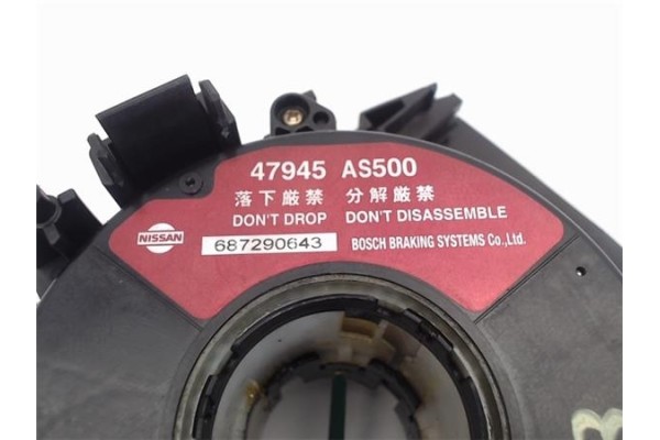 Recambio de anillo contacto volante para nissan murano (z50) 3.5 básico referencia OEM IAM 687290643 AS500 