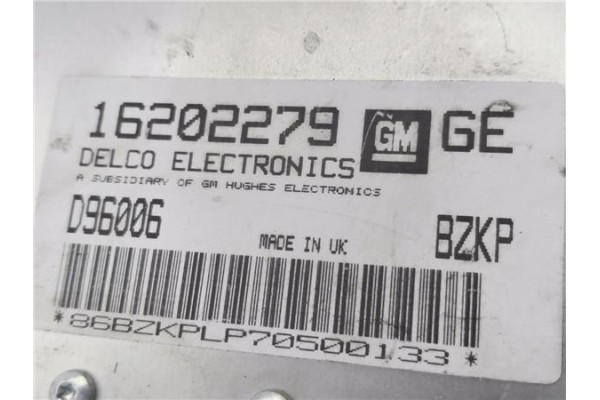 Recambio de centralita para opel corsa b 1.4 i referencia OEM IAM 16202279 D96006 