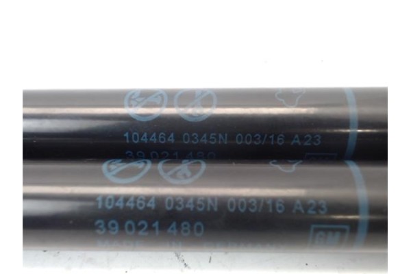 Recambio de amortiguador porton para opel astra k berlina 5p 1.6 dynamic referencia OEM IAM 39021480  