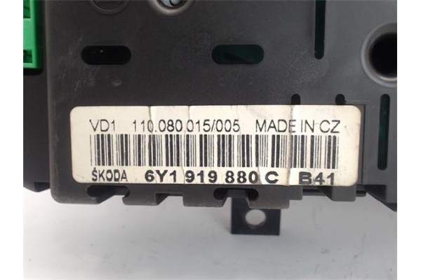 Recambio de cuadro completo para skoda fabia (6y2/6y3) 1.4 referencia OEM IAM 6y1919880c  