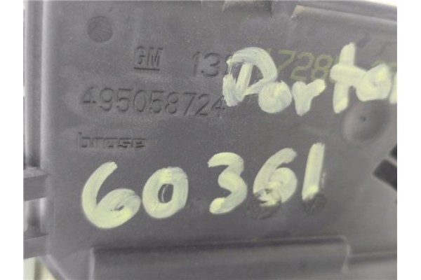 Recambio de cierre electromagnetico porton para opel zafira 1.9 cdti referencia OEM IAM 133220  