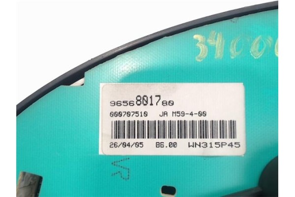 Recambio de cuadro completo para citroen berlingo 1.9 d sx combi referencia OEM IAM 9656801780 000707510 