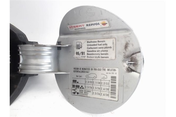 Recambio de tapa exterior combustible para seat ibiza berlina (6j5) 1.4 referencia OEM IAM 6j3809905  