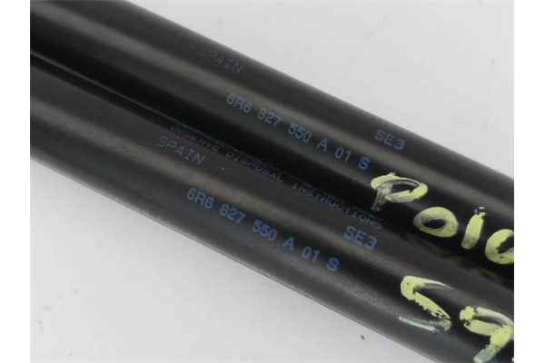 Recambio de amortiguador porton para volkswagen polo v (6r1) 1.4 advance referencia OEM IAM 6R6827550A   Recambio de amortiguador porton para volkswagen polo v (6r1) 1.4 advance referencia OEM IAM 6R6827550A