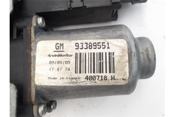 Recambio de mecanismo elevalunas delantero izquierdo para opel meriva referencia OEM IAM   