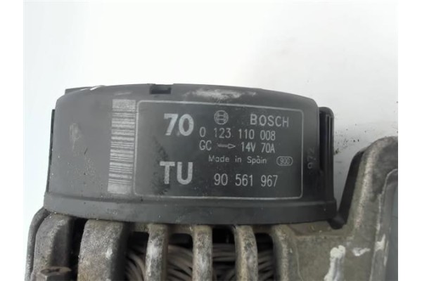 Recambio de alternador para opel agila b 1.2 enjoy referencia OEM IAM 90561967 0123110008 24437119 , OPEL | 6204179 , OPEL | 913