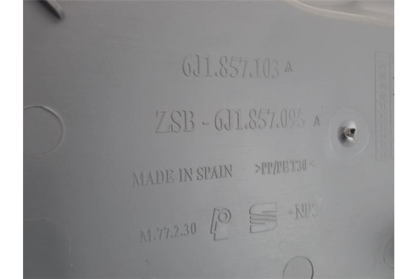 Recambio de guantera salpicadero para seat ibiza berlina (6j5) 1.4 referencia OEM IAM 6J1857J03  