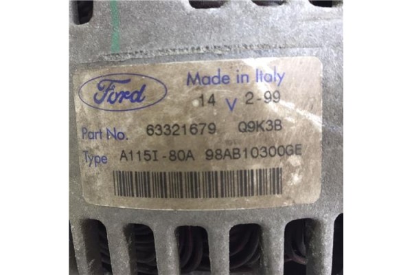 Recambio de alternador para ford focus (daw, dbw) 1.6 16v referencia OEM IAM 98AB10300GE 63321679 98AB10300GD , FORD | 98AB10300