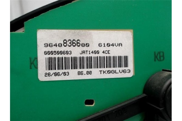 Recambio de cuadro completo para peugeot 206 1.4 i referencia OEM IAM 9648836680 000500603 