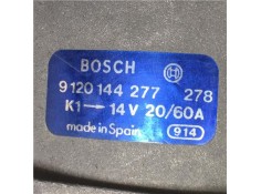 Recambio de alternador para renault 11 (b/c37_) 1.4 (b/c372, b/c37c) referencia OEM IAM 9120144277 9191337302 