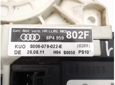 Recambio de motor elevalunas trasero derecho para audi a3 (8p1) referencia OEM IAM 8P4959802F/H04 S0050 S006-079-022-E/PS10 