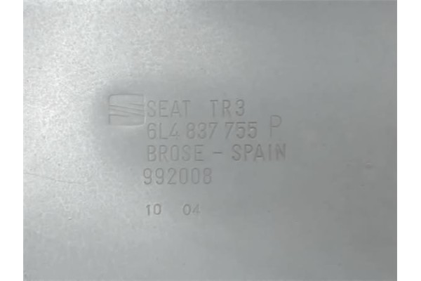 Recambio de elevalunas electrico delantero izquierdo para seat cordoba berlina (6l2) 1.9 reference referencia OEM IAM 6L4837755 