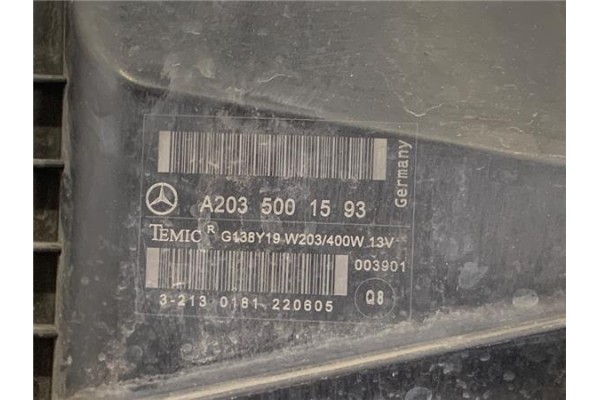 Recambio de electroventilador para mercedes-benz clase c (bm 203) familiar 2.2 c 220 t cdi (la) (203.208) referencia OEM IAM A20
