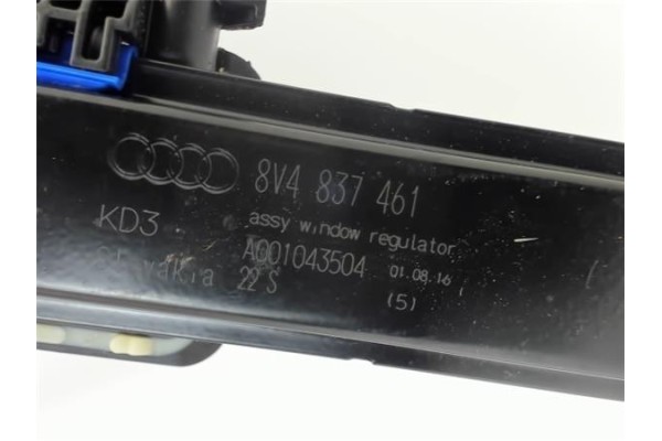 Recambio de mecanismo elevalunas delantero izquierdo para audi a3 (8v1) 2.0 ambition referencia OEM IAM 8V4837461  