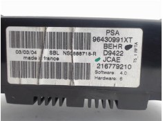 Recambio de mandos climatizador para peugeot 307 (s1) 1.6 xr referencia OEM IAM 96430991xt  