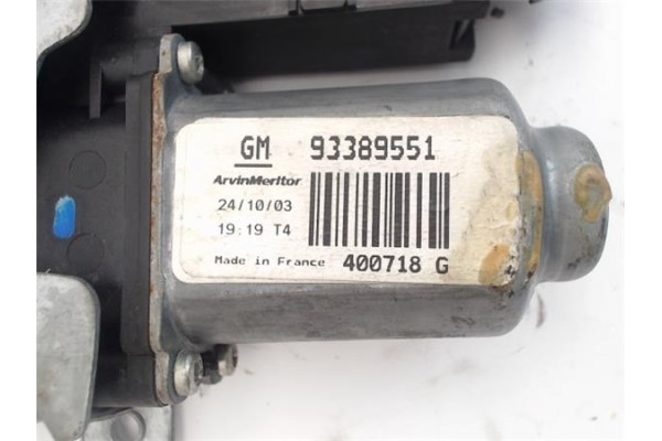 Recambio de mecanismo elevalunas delantero izquierdo para opel meriva referencia OEM IAM   