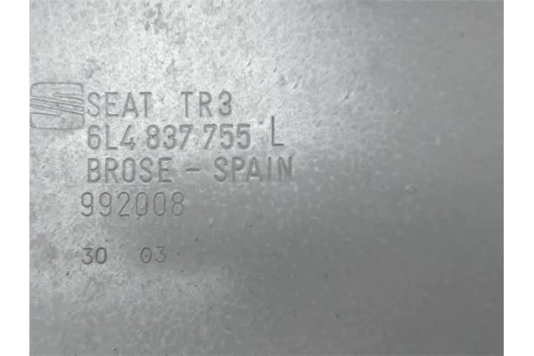 Recambio de elevalunas electrico delantero izquierdo para seat ibiza (6l1) 1.4 stella referencia OEM IAM 6L4837751CM 6L4837755L 