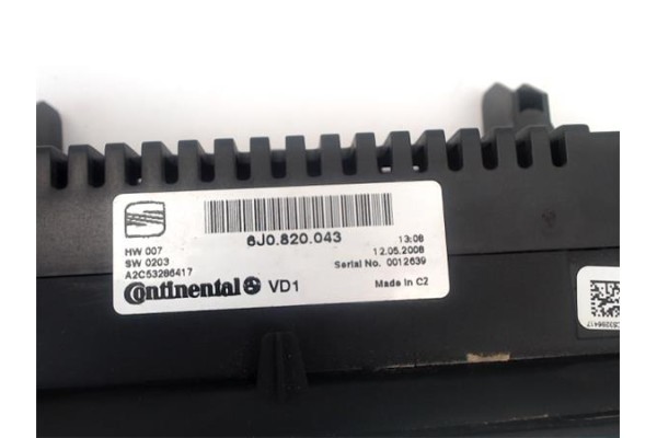 Recambio de mandos calefaccion / a.a. para daewoo matiz 0.8 referencia OEM IAM 6J0820043  