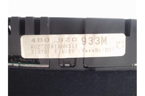 Recambio de cuadro completo para audi allroad quattro (4b5) 2.5 tdi (132kw) referencia OEM IAM 4B0920933M  