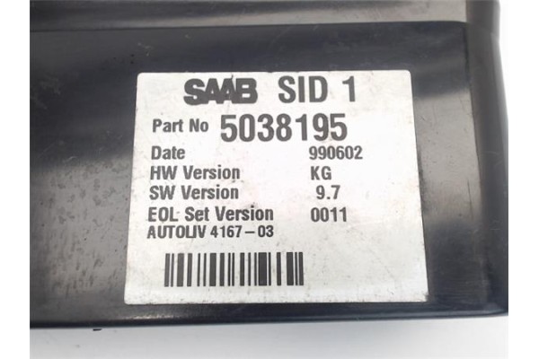 Recambio de reloj horario para saab 9-3 berlina referencia OEM IAM 5038195  