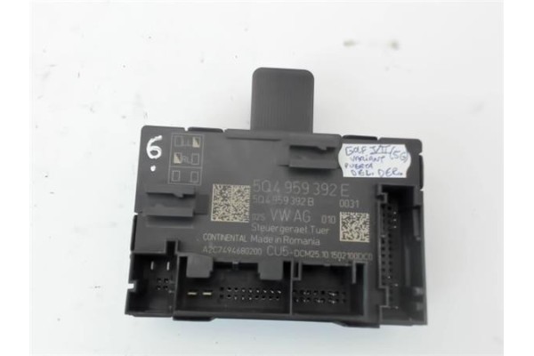 Recambio de centralita cierre para volkswagen golf vii (5g1/be1) referencia OEM IAM 5Q4959392E  