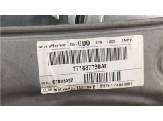 Recambio de elevalunas electrico delantero derecho para volkswagen touran (1t1) 2.0 tdi 16v referencia OEM IAM 1T1837730AE 1K095