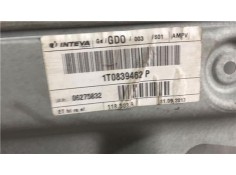 Recambio de elevalunas electrico trasero derecho para volkswagen touran (1t1) 2.0 tdi 16v referencia OEM IAM 1T0839462P 1T083975