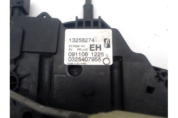 Recambio de cierre electromagnetico delantero derecho para opel corsa d 1.3 cdti referencia OEM IAM 13258274  