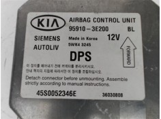 Recambio de centralita airbag para kia sorento (bl) 2.5 crdi referencia OEM IAM 959103E200 5WK43245 