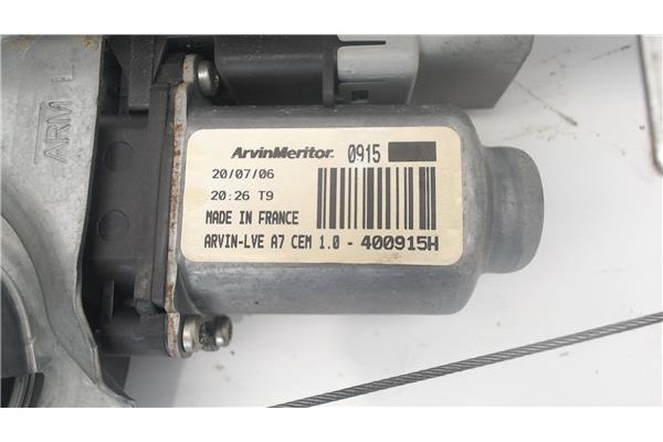 Recambio de mecanismo elevalunas delantero derecho para peugeot 207 referencia OEM IAM 400915H  