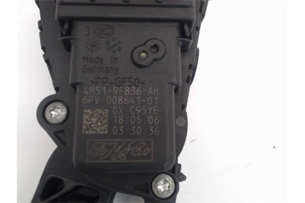 Recambio de pedal acelerador para mazda 3 berlina (bk) 1.6 di turbo referencia OEM IAM 4M519F836AH 6PV00864101 