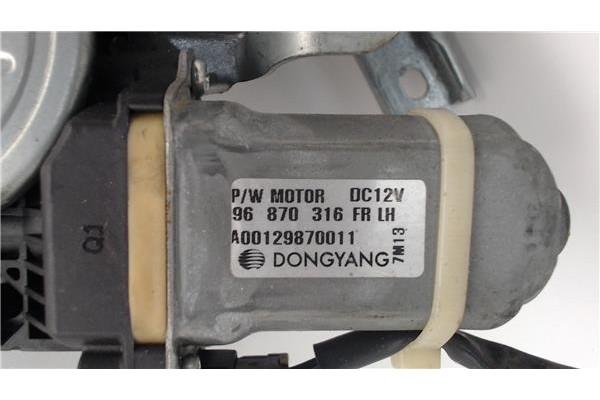 Recambio de mecanismo elevalunas delantero izquierdo para chevrolet aveo berlina 1.4 lt referencia OEM IAM 96652141  