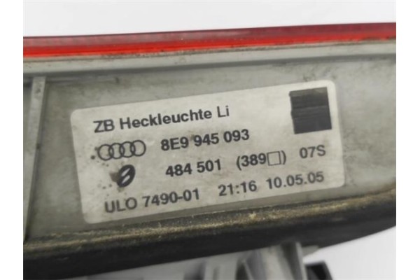 Recambio de piloto interior izquierdo para audi a4 avant (8e) 2.0 tdi 16v referencia OEM IAM 8E9945093A  