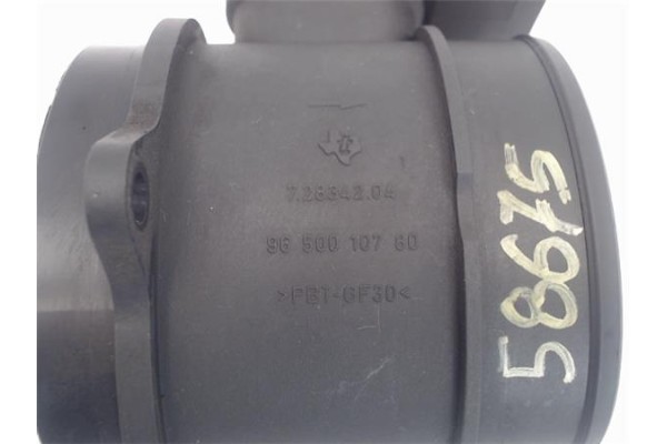 Recambio de caudalimetro para mazda 3 berlina (bk) 1.6 di turbo referencia OEM IAM 9650010780 72834204 