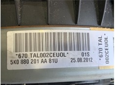 Recambio de kit airbag para volkswagen golf vi (5k1) 1.6 advance referencia OEM IAM 1T0880201L81U 5K1857181G 