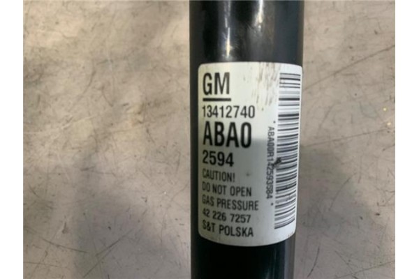 Recambio de amortiguador trasero izquierdo para opel astra j berlina 5p 1.6 excellence referencia OEM IAM 13412740 19347928 1342