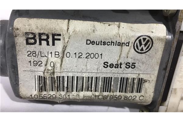 Recambio de motor elevalunas delantero derecho para seat leon (1m1) 1.6 16 v referencia OEM IAM 1C8959802C 105529301 