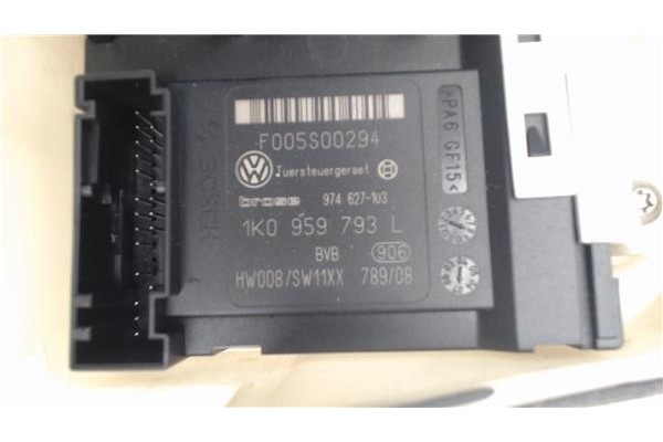 Recambio de mecanismo elevalunas delantero izquierdo para seat altea (5p1) 1.9 tdi referencia OEM IAM 1K0959793D  