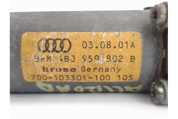 Recambio de motor elevalunas trasero derecho para audi allroad quattro (4b5) 2.5 tdi (132kw) referencia OEM IAM 4B0959802B  