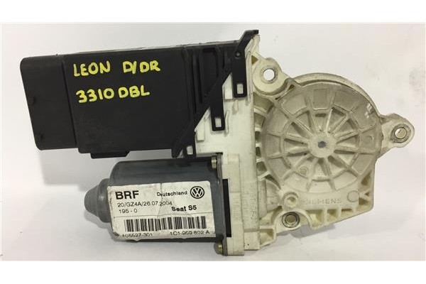 Recambio de motor elevalunas delantero derecho para seat leon (1m1) 1.6 16 v referencia OEM IAM 1C1959802A 105527301 