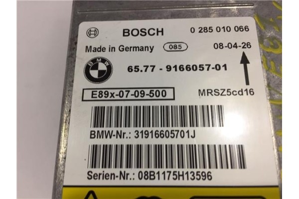 Recambio de centralita airbag para bmw serie 1 berlina (e81/e87) 118d referencia OEM IAM 6577916605701 0285010066 