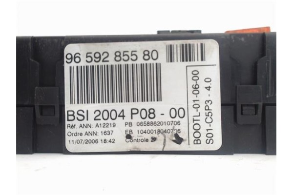 Recambio de centralita para peugeot 207 1.6 confort referencia OEM IAM 9659285580  