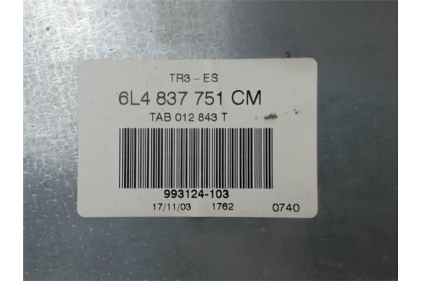 Recambio de elevalunas electrico delantero izquierdo para seat ibiza (6l1) 1.4 reference referencia OEM IAM 6L4837751CM 6L483775