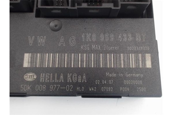 Recambio de centralita para volkswagen golf v (1k1) 1.9 igolf bluemotion referencia OEM IAM (1K0959433BT) (5DK008977-02) 