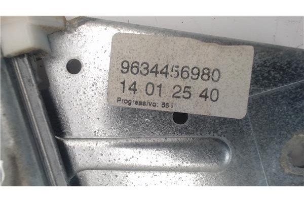 Recambio de mecanismo elevalunas delantero izquierdo para peugeot 307 (s1) referencia OEM IAM 9634456980  