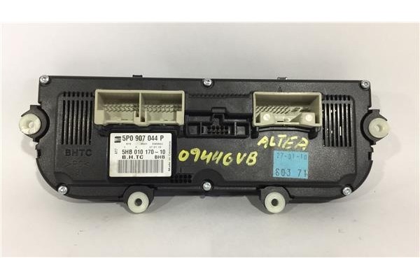 Recambio de mandos climatizador para seat altea xl (5p5) 1.6 tdi referencia OEM IAM 5P0907044P 5HB010170 