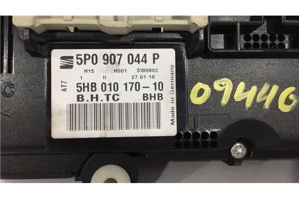 Recambio de mandos climatizador para seat altea xl (5p5) 1.6 tdi referencia OEM IAM 5P0907044P 5HB010170 