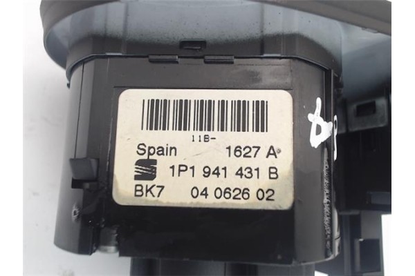 Recambio de mando de luces para seat leon (1p1) referencia OEM IAM 1P1941431B  