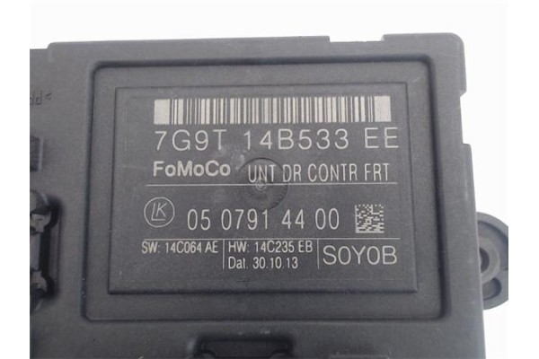 Recambio de centralita cierre puerta delantero derecha para ford s-max (ca1) referencia OEM IAM (7G9T14B533EE) (0507914400) 
