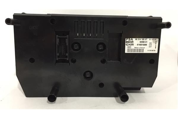 Recambio de mandos climatizador para citroen xsara picasso 2.0 hdi referencia OEM IAM 96314105XT 9205601 